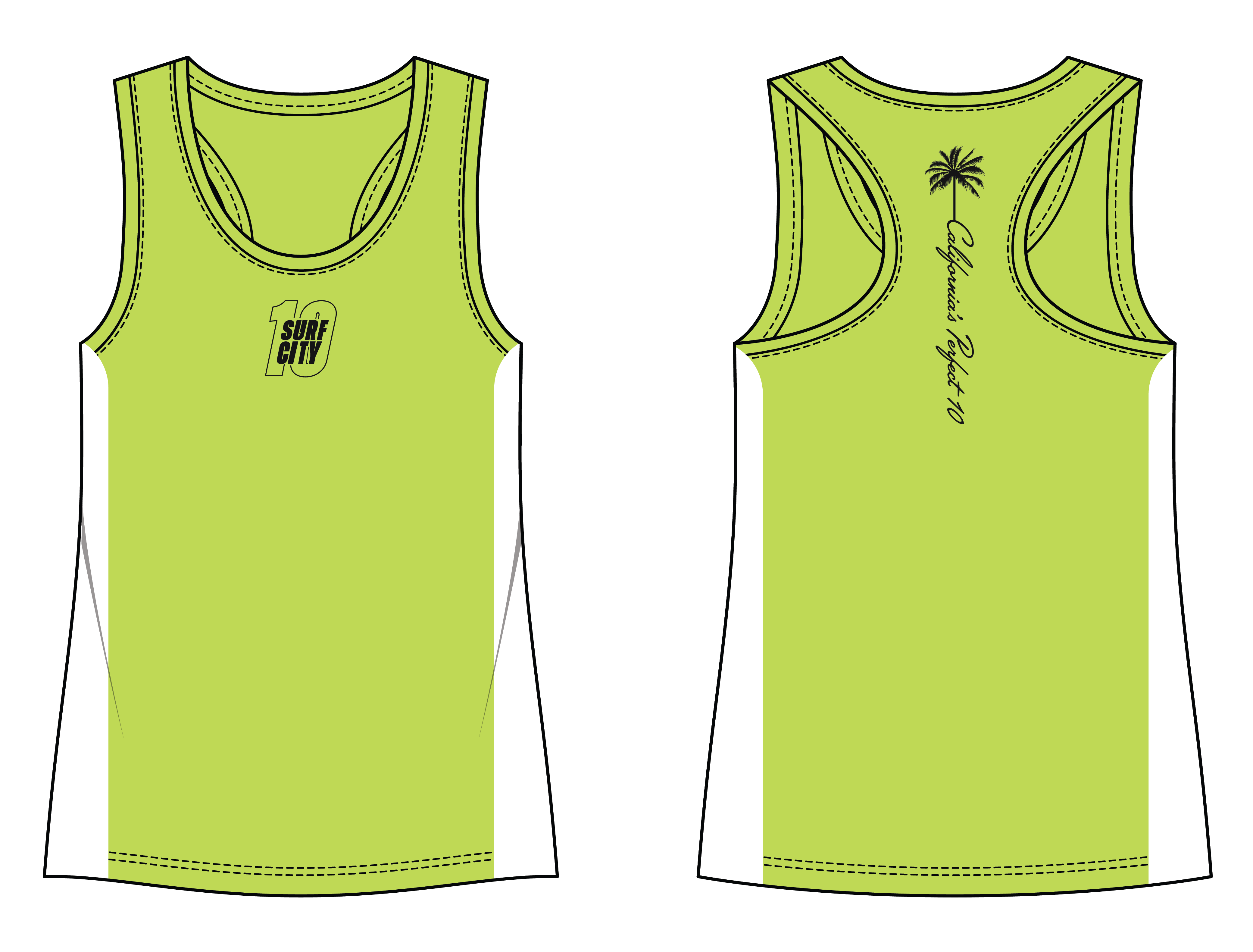 NEW: Surf City 10 Highlighter Tank - Women's - Motiv Running Shop