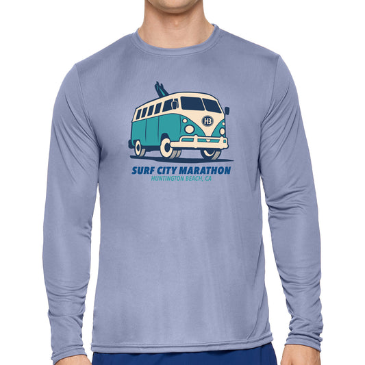 Surf City Marathon Performance Long Sleeve Bus