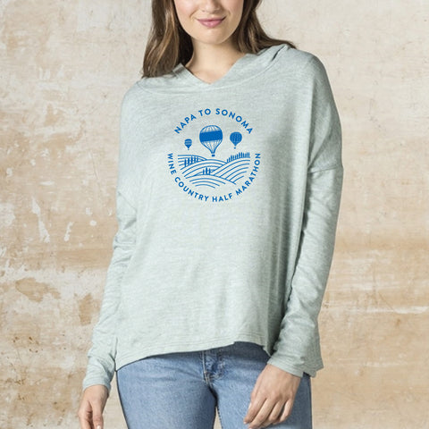 Women's Hoodie Tee, Napa to Sonoma