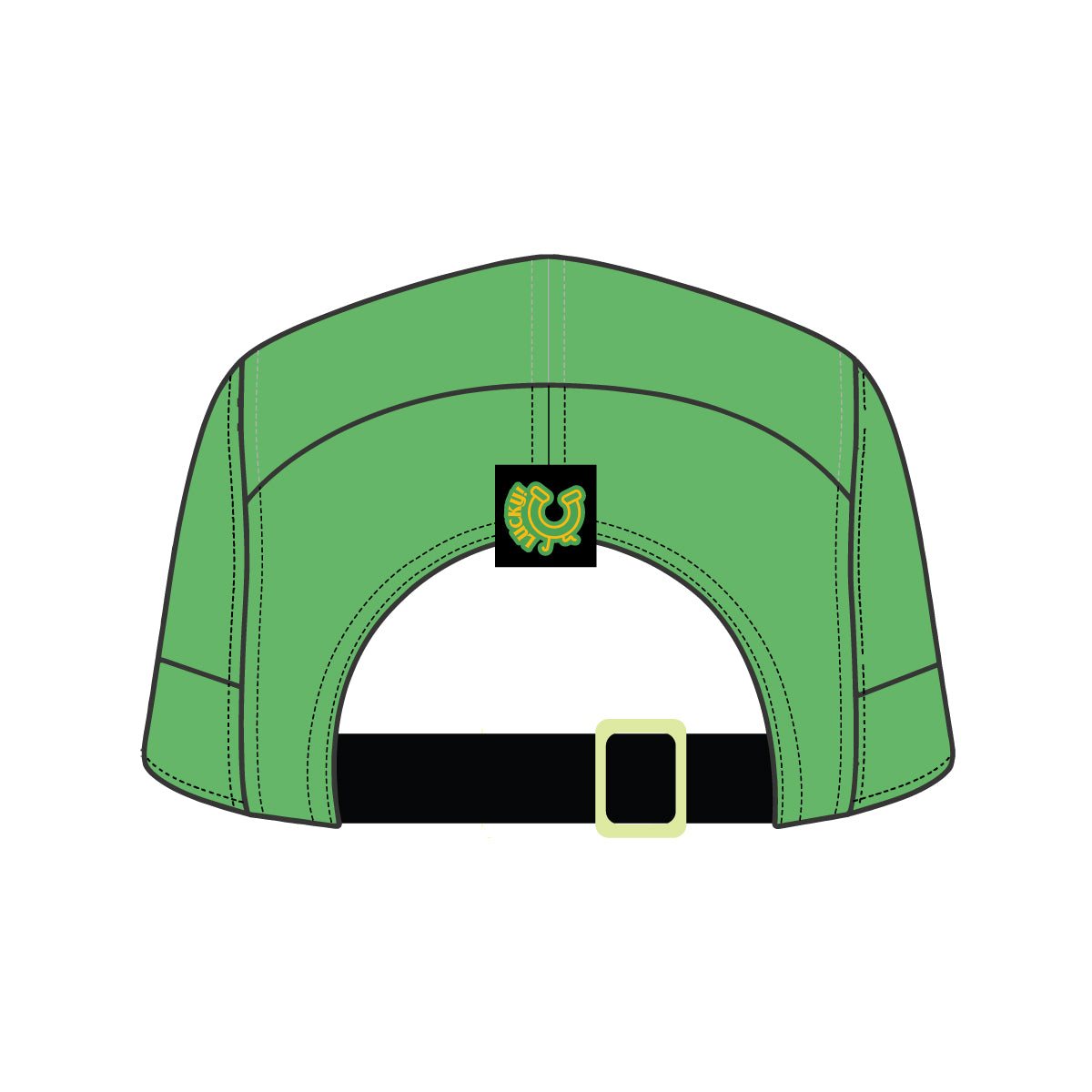Shamrock Run Performance Hat, Full Green