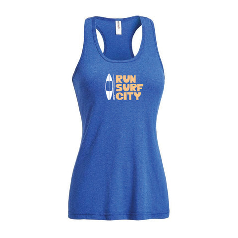 Surf City Marathon Women's Tank, Blue