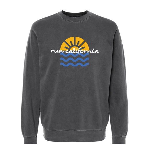 Run California Crew Pullover
