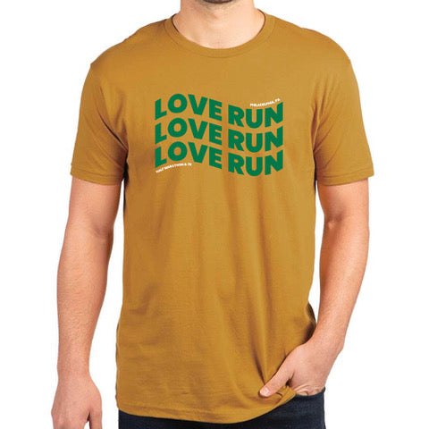 Love Run Philadelphia Gold Tee