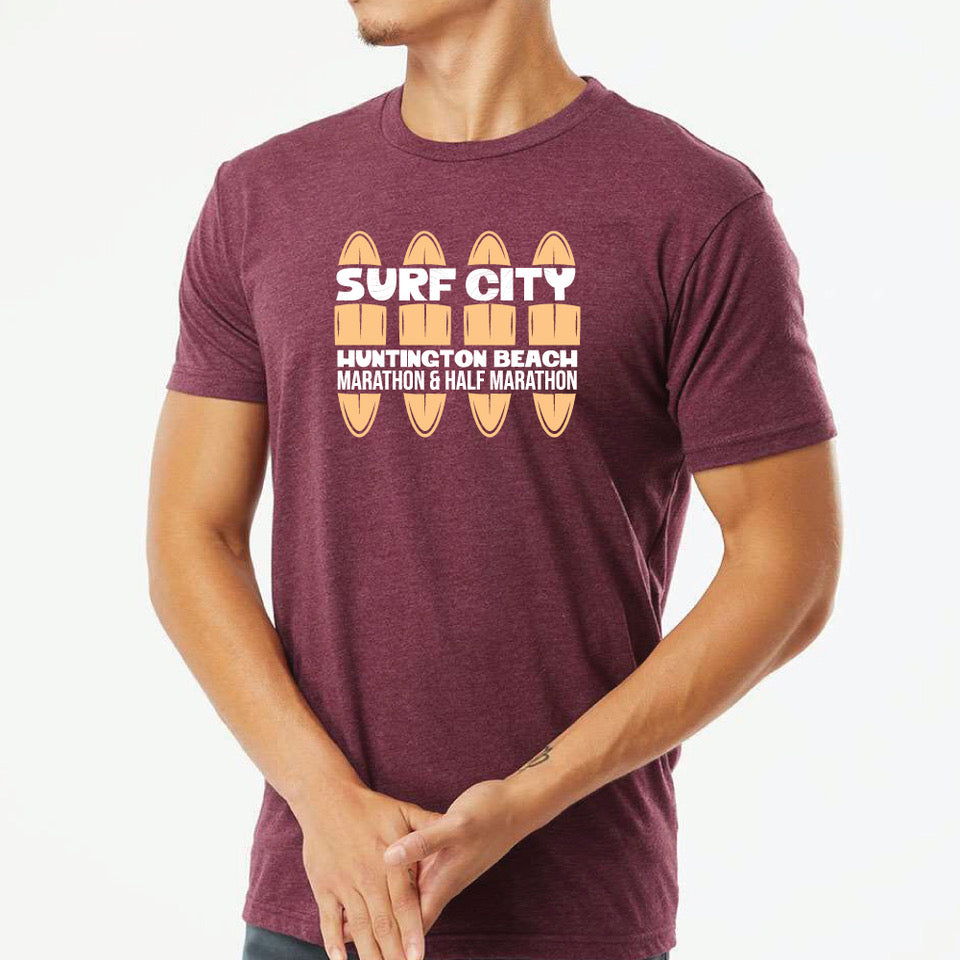 Surf City Marathon Surfboard Tee