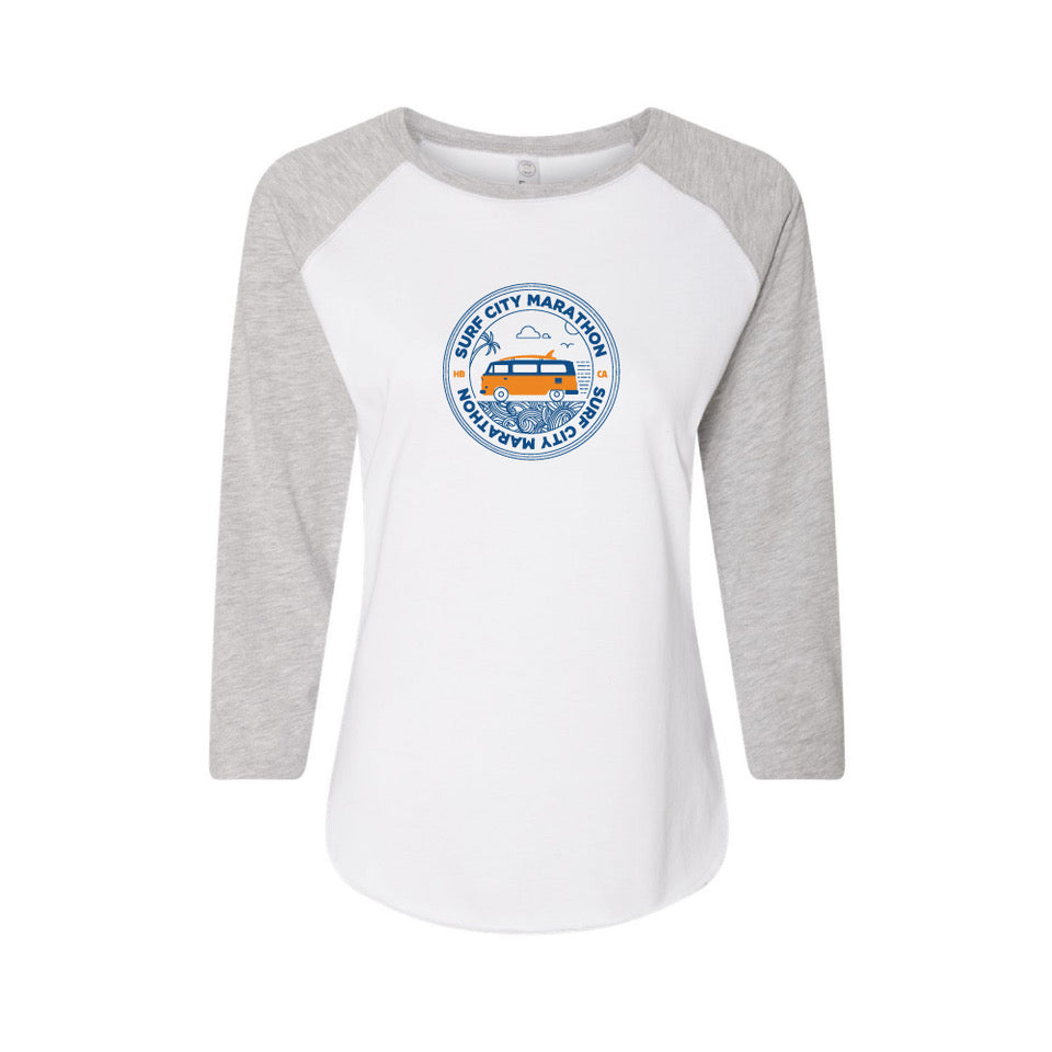 Surf City Marathon Women's Raglan Tee