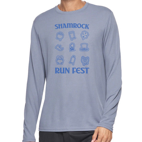 Shamrock Run Icon Performance Tee