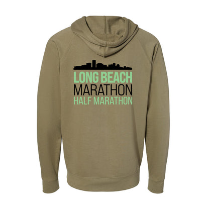 Long Beach Full Zip Hoodie, Olive