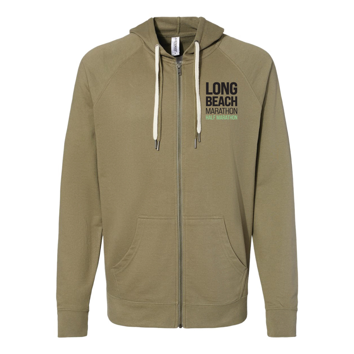 Long Beach Full Zip Hoodie, Olive