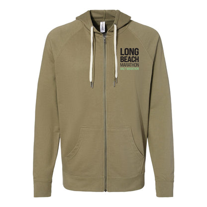 Long Beach Full Zip Hoodie, Olive