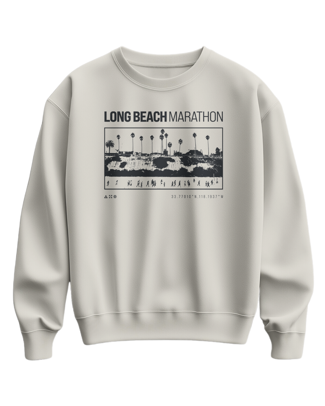 NEW: Long Beach Marathon Beach Crewneck