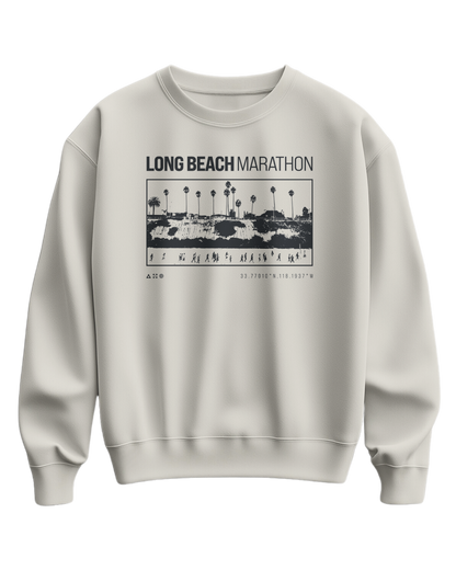 NEW: Long Beach Marathon Beach Crewneck