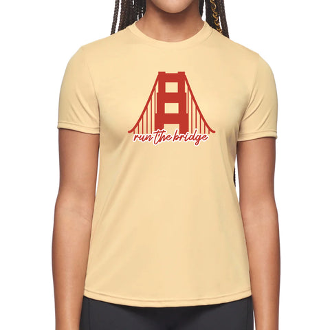 Golden Gate Half Marathon Performance Tee, Women's Cut