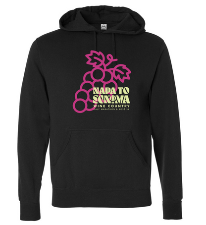 Napa to Sonoma Classic Hoodie, Black