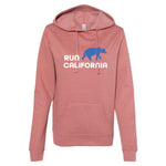 Run California: Dusty Rose Bear Hoodie