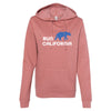 Run California: Dusty Rose Bear Hoodie