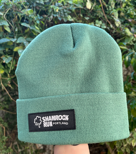 Shamrock Run Portland: Solid Green Beanie