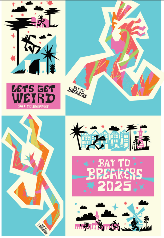 Bay to Breakers 2025 Poster
