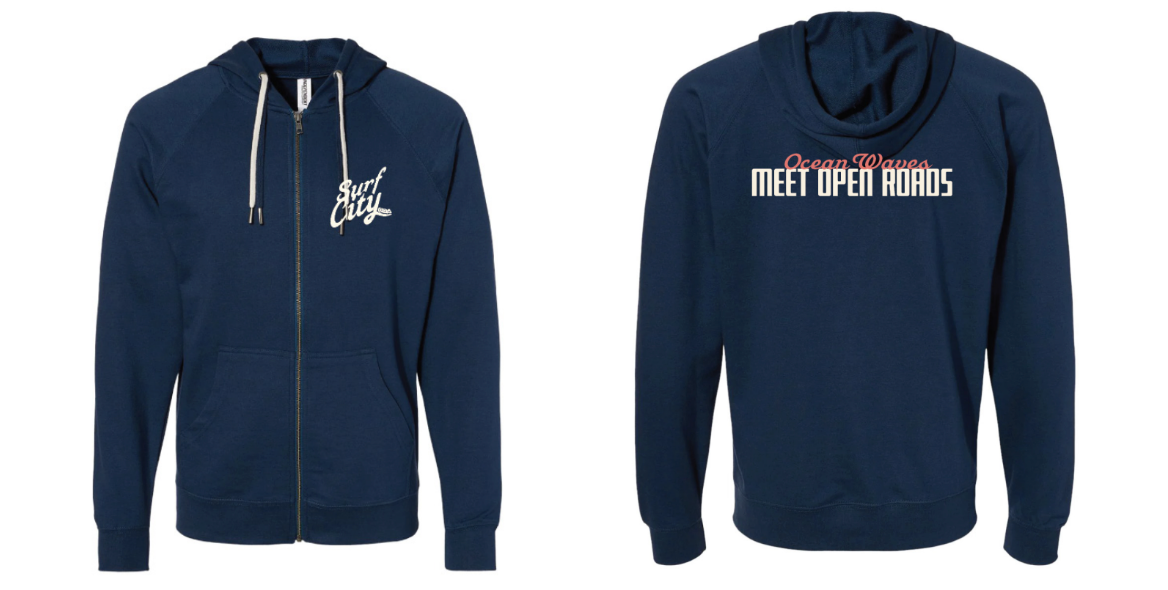 NEW: Surf City Marathon Ocean Waves Zip