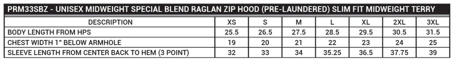 Zip Hoodie, Long Beach Marathon