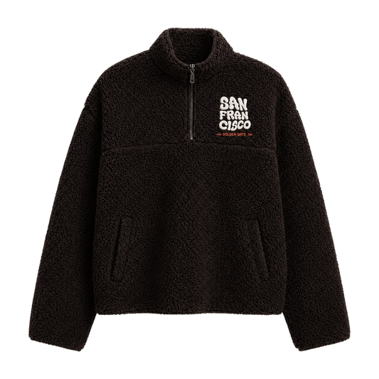 NEW: Golden Gate 1/4 Zip Sherpa