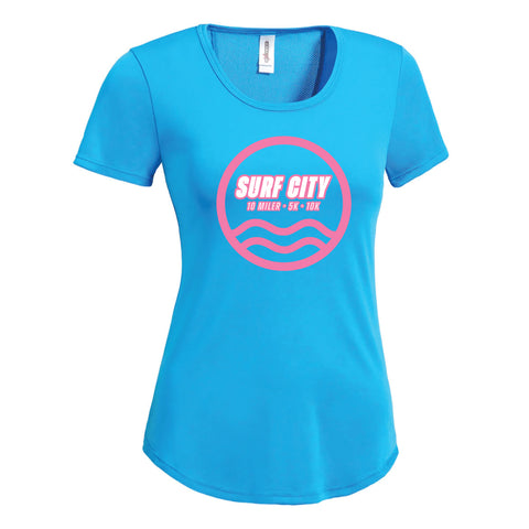 Surf City 10 Women's Performance Tee