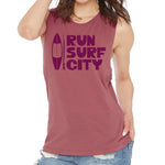 Surf City Marathon Festival Tank - Pink