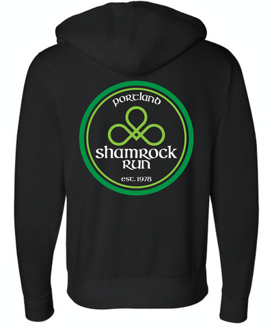 Portland Shamrock Run, Zip Hoodie, Women's