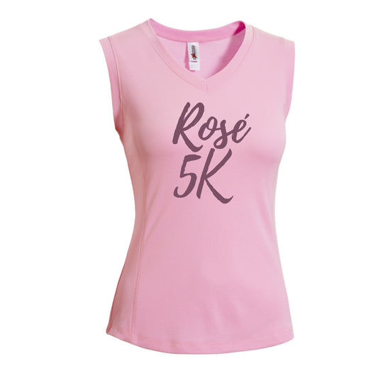 Napa to Sonoma Performance Tank, Rose 5K