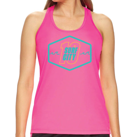 Surf City 10 Women's Performance Tank